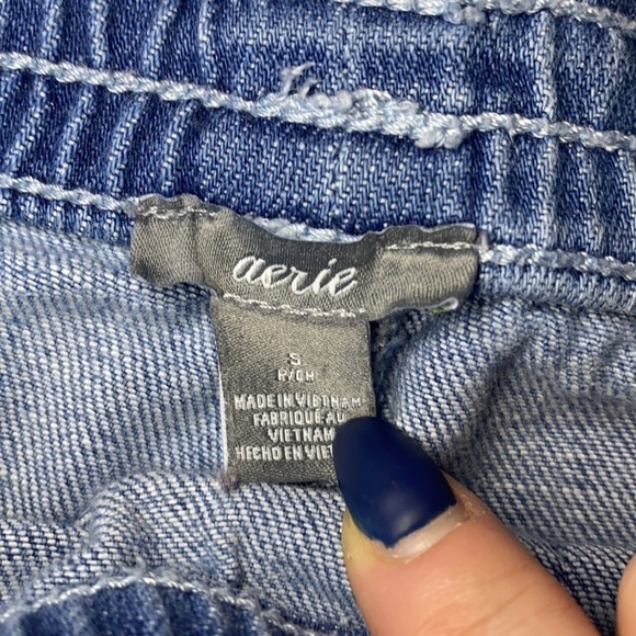 AERIE Jean Shorts - Picture 3 of 4